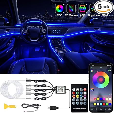 Car Interior LED Ambient Strip Lights