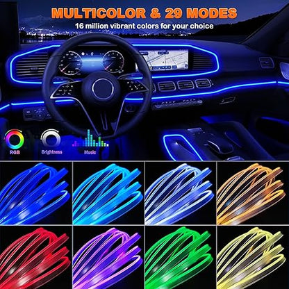 Car Interior LED Ambient Strip Lights